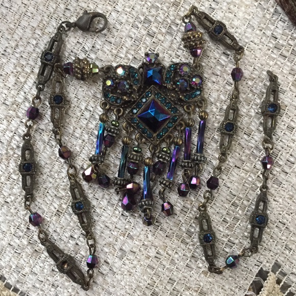 Vintage 1995 Sweet Romance Crystal Necklace - Picture 5 of 8